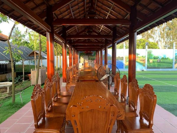 Bộ bàn ghế dài