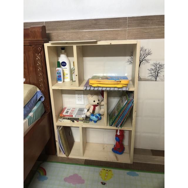 KỆ SÁCH GỖ ĐA NĂNG 3 TẦNG 