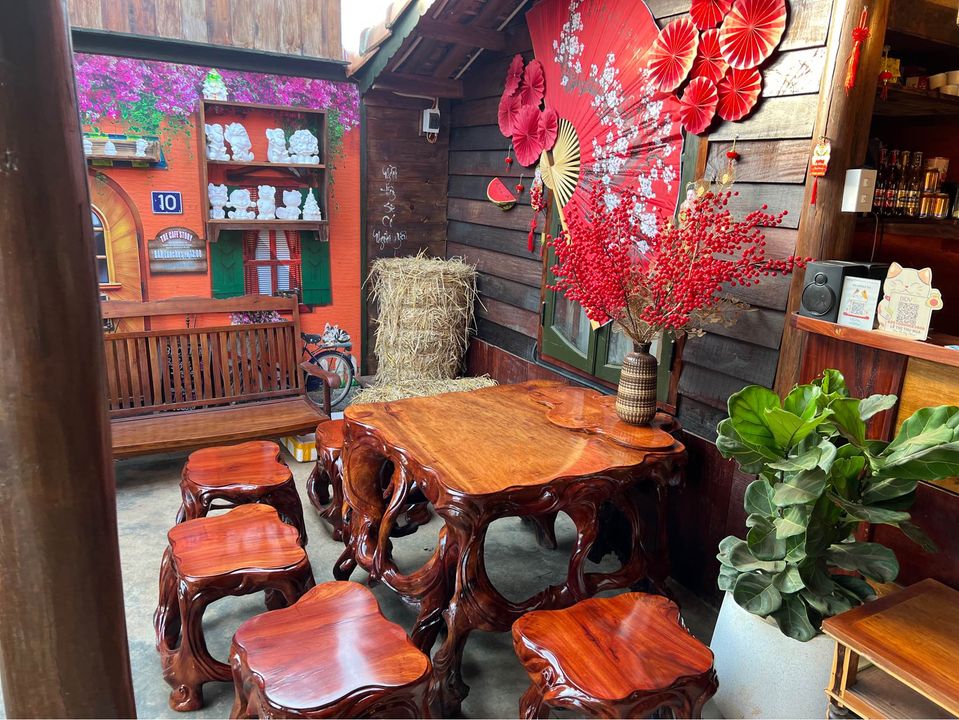 Bộ bàn ghế gỗ