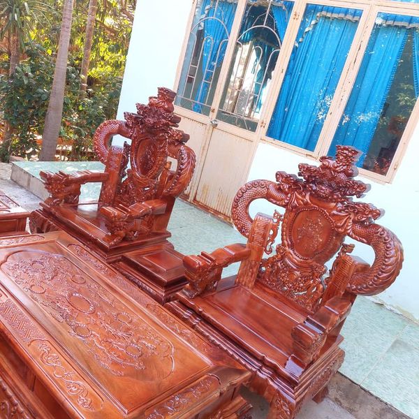  Bộ bàn ghế gỗ gõ đỏ mật