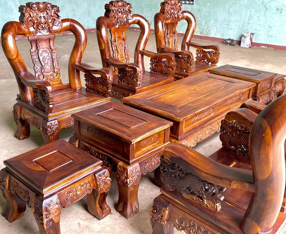 Bộ bàn ghế gỗ cẩm Nam phi