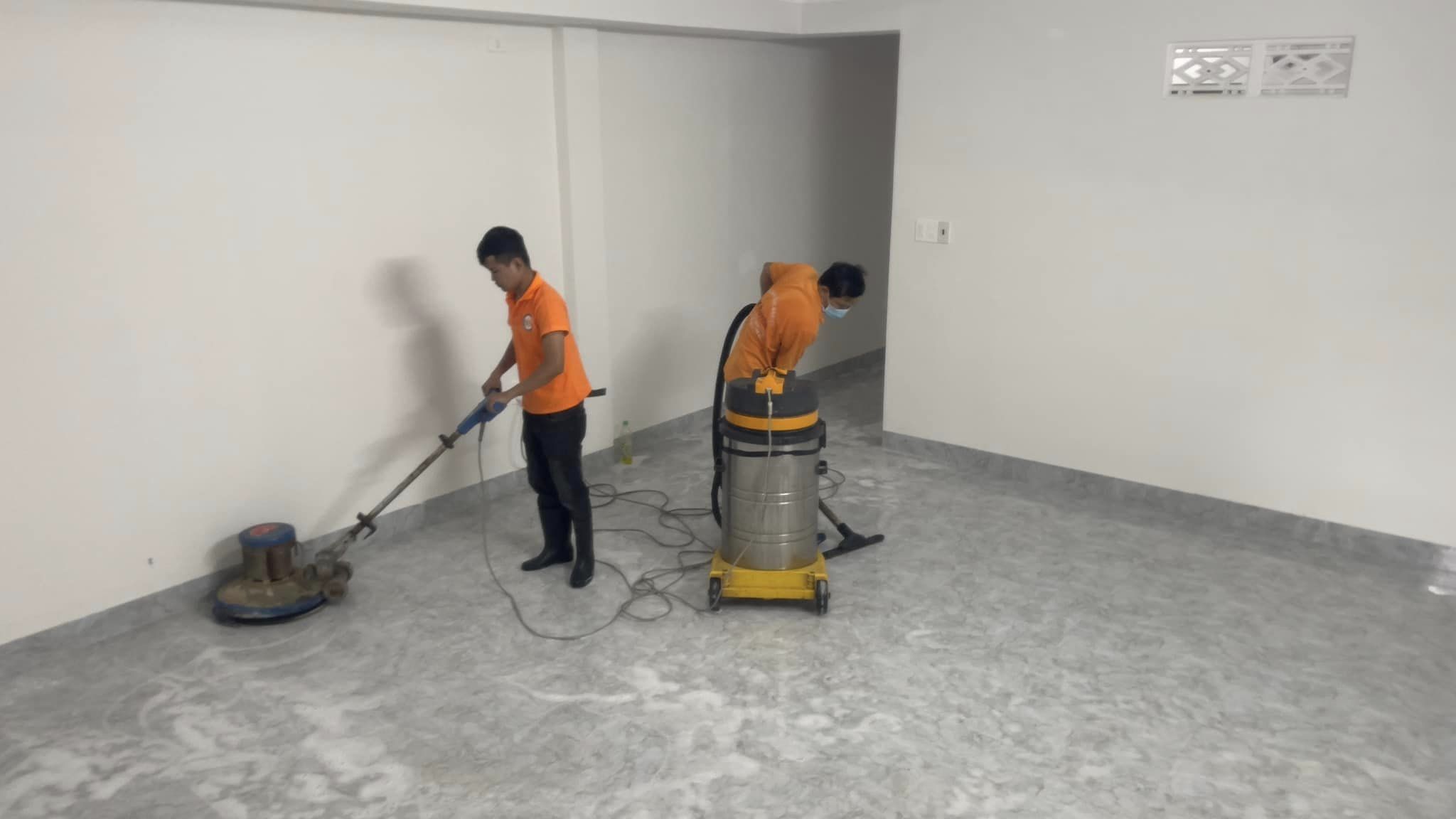 Vệ sinh nhà sau xây dựng