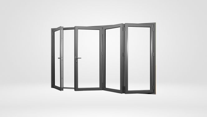 CỬA NHÔM YONGXING HỆ 63 XẾP TRƯỢT  CỬA 4 CÁNH