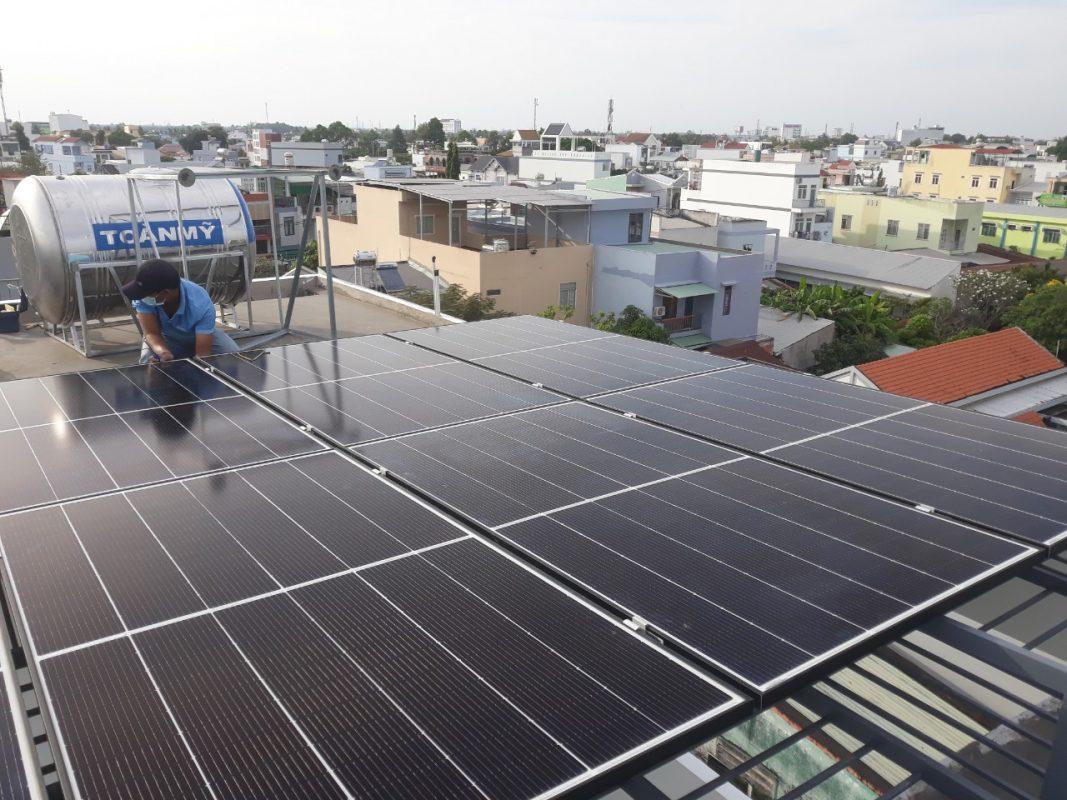 MTSolar lắp đặt điện mặt trời 3KW tại Phường 5 