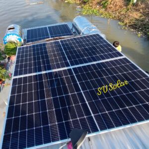Hoàn thành hệ thống lưu trữ salan 35KW với 4 tấm pin 545W cho chị Thúy Diễm
