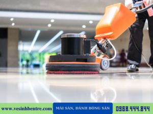 Vệ sinh đánh bóng sàn 