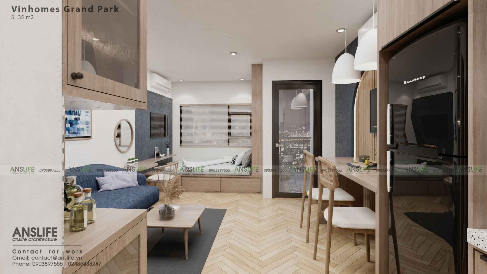 Căn hộ stuidio tại Vinhomes 