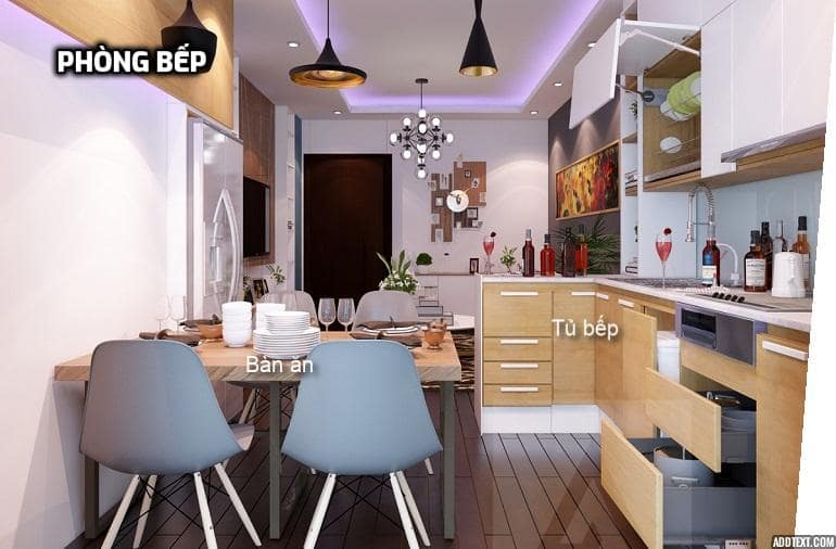 thiết kế thi công nội thất phòng bếp