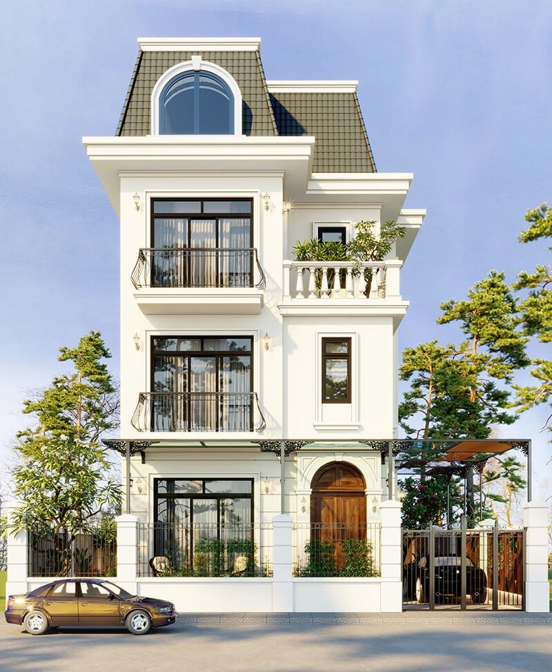 Thi công biệt thự 3 tầng