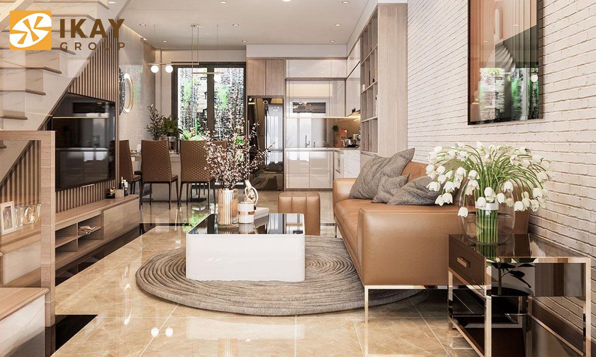 Thiết kế nội thất nhà phố hiện đại