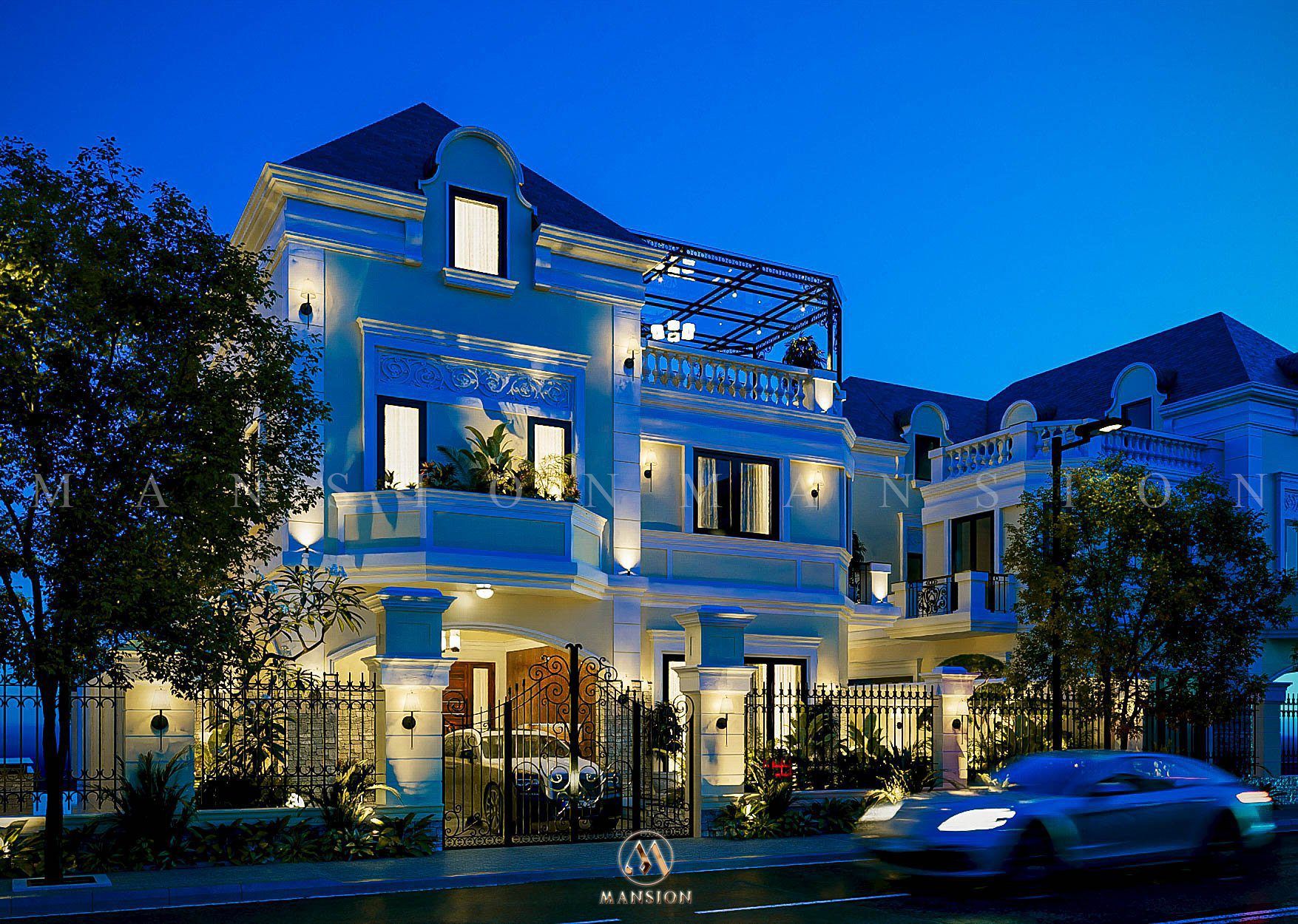 Thiết kế thi công ngoại thất biệt thự An Lạc Green Symphony