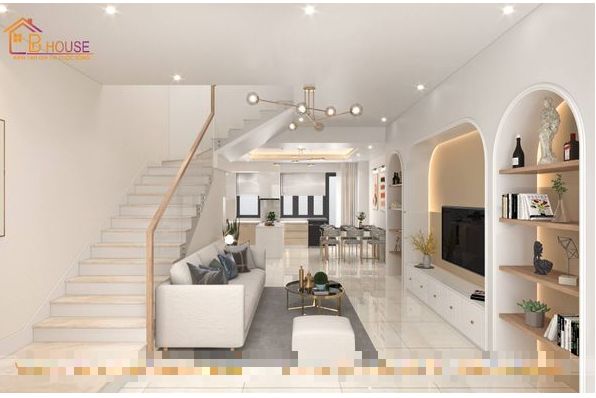 Thiết kế nội thất nhà phố hiện đại sang trọng