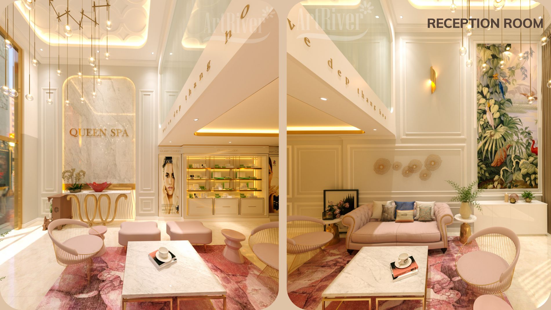 Thiết Kế Queen Spa Phong Cách  Queen  