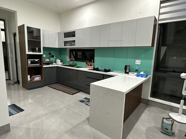 Thi công nội thất đá hoa cương