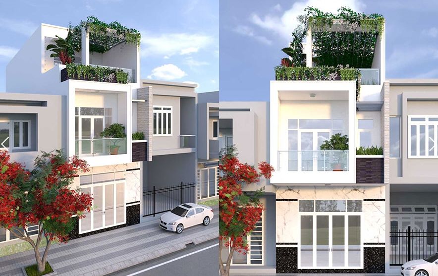 Thi công nhà phố 3 lầu