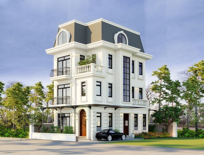 Xây dựng hoàn thiện Biệt thự 3 tầng