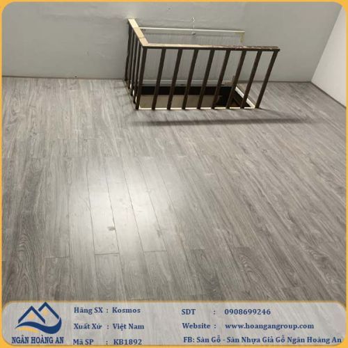 Thi Công Sàn Gỗ Công Nghiệp Kosmos KB1892
