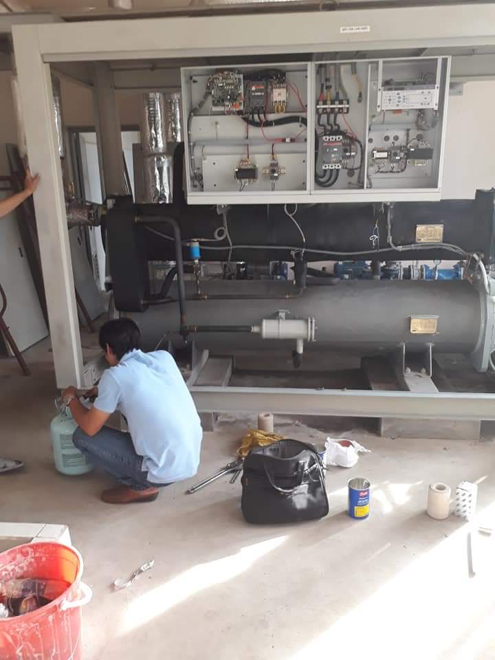 SỬA CHỮA CHILLER  CÔNG TY DẦU GIÓ CÂY BÚA  CỤM KCN MỸ XUÂN BRVT
