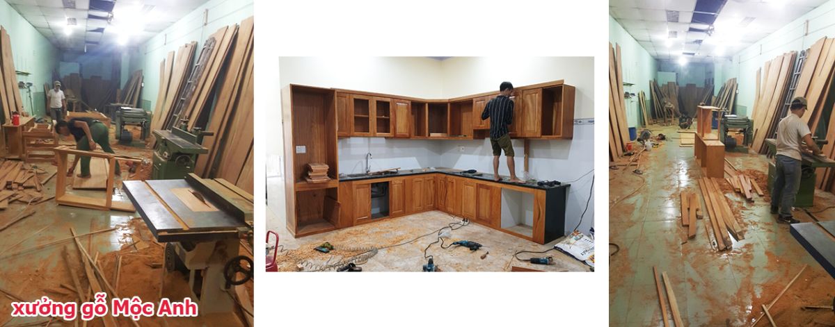 sửa chữa tủ bếp