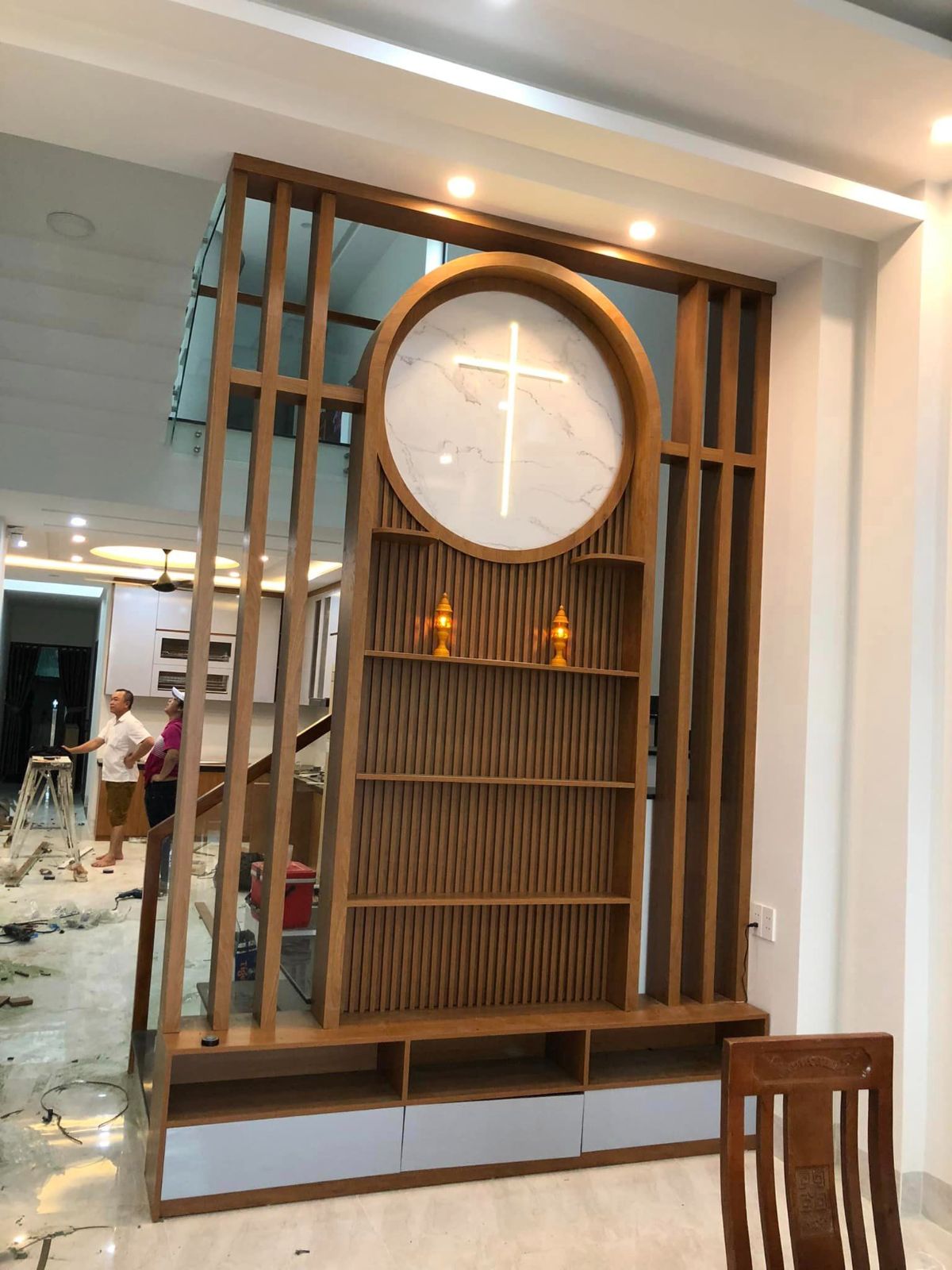 Kệ ngăn cách trang trí cho nhà 