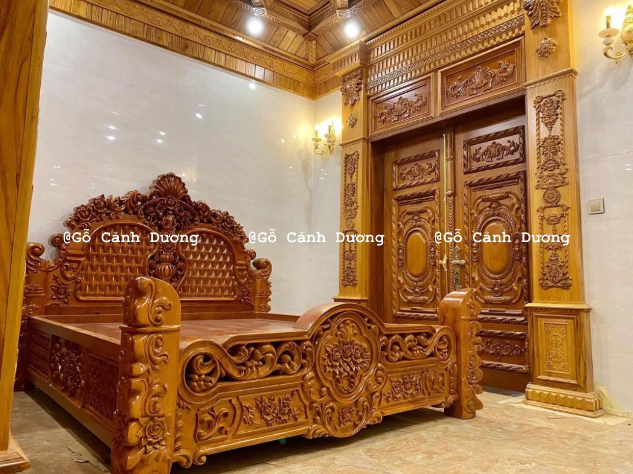 Giường ngủ gỗ 