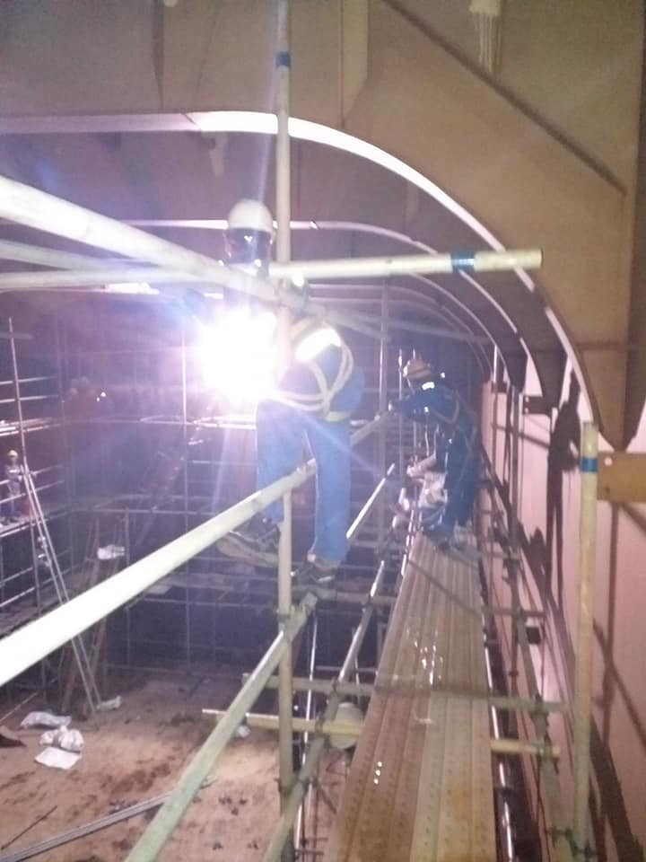Dự án lắp đặt giàn giáo và thi công sơn chống ăn mòn
