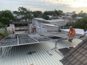 HỆ THỐNG ĐIỆN NLMT LƯU TRỮ 78KW LẮP ĐẶT