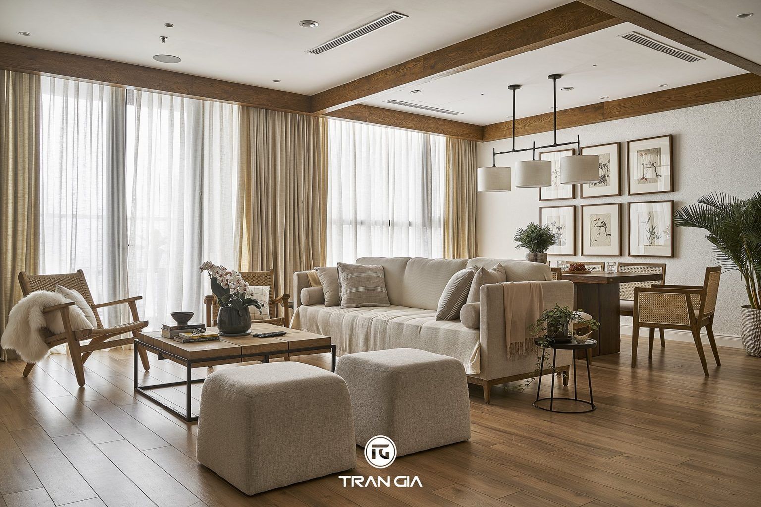  Thiết kế thi công nội thất chung cư Vinhome Skylake