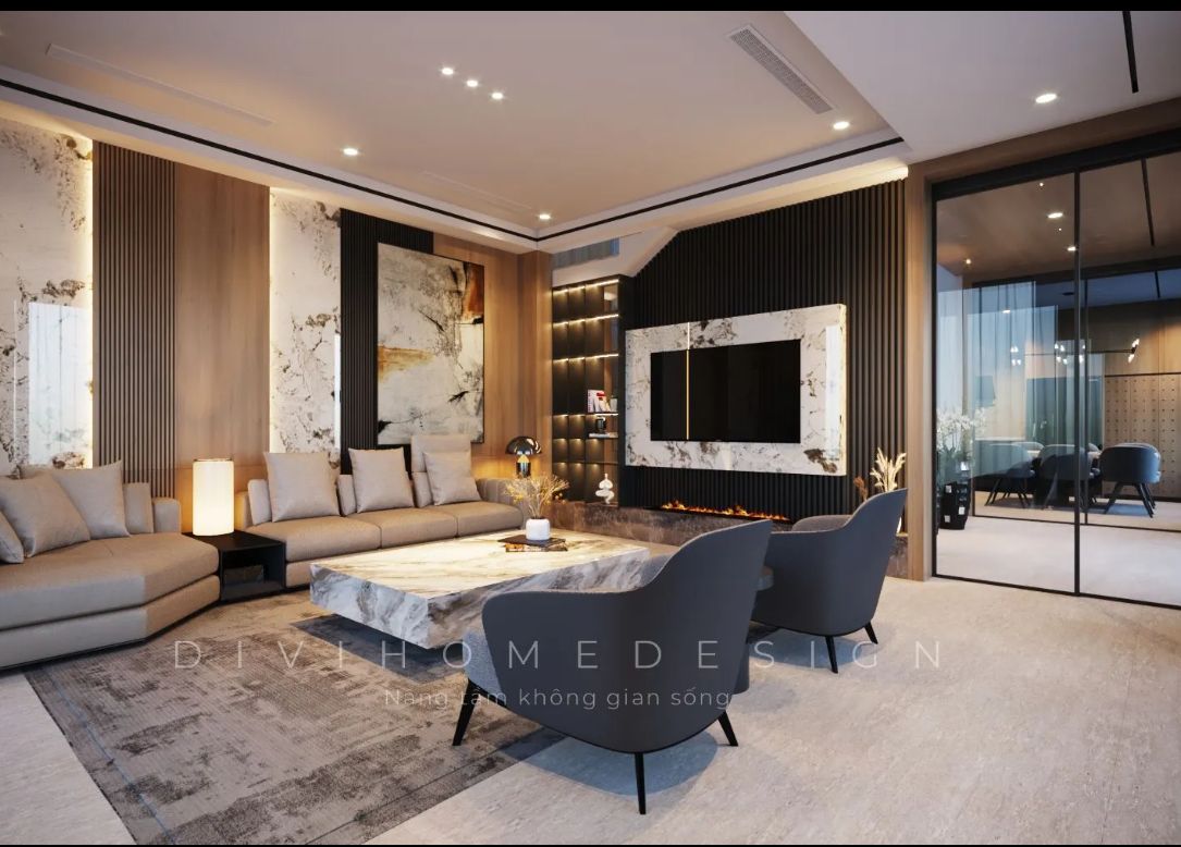 Thiết kế nội thất nhà phố 5 tầng