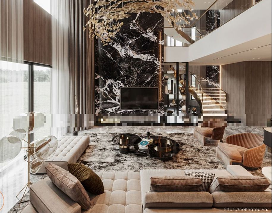 Thiết kế nội thất biệt thự