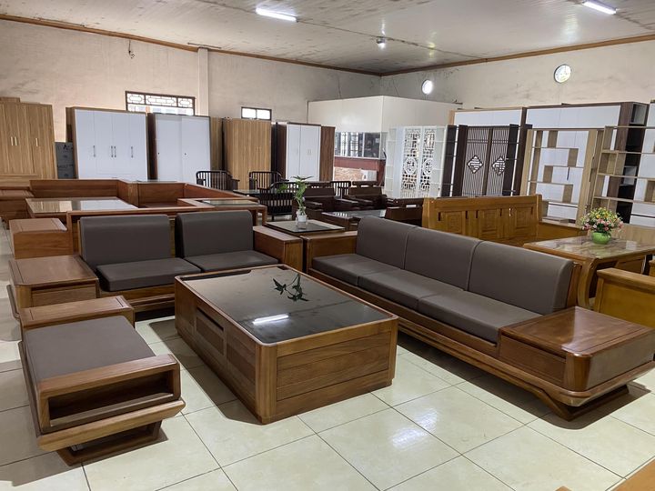 Bàn ghế sofa gỗ Lim