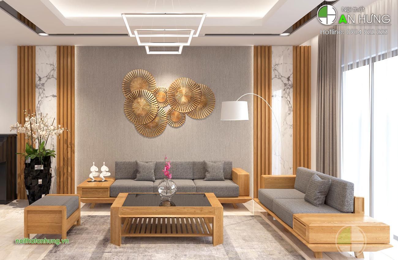 Mẫu bàn ghế sofa gỗ mới nhất  SFG68