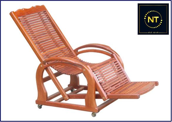 Ghế xích đu gỗ gõ