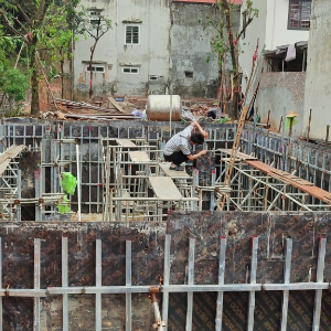Thi công tâng hầm