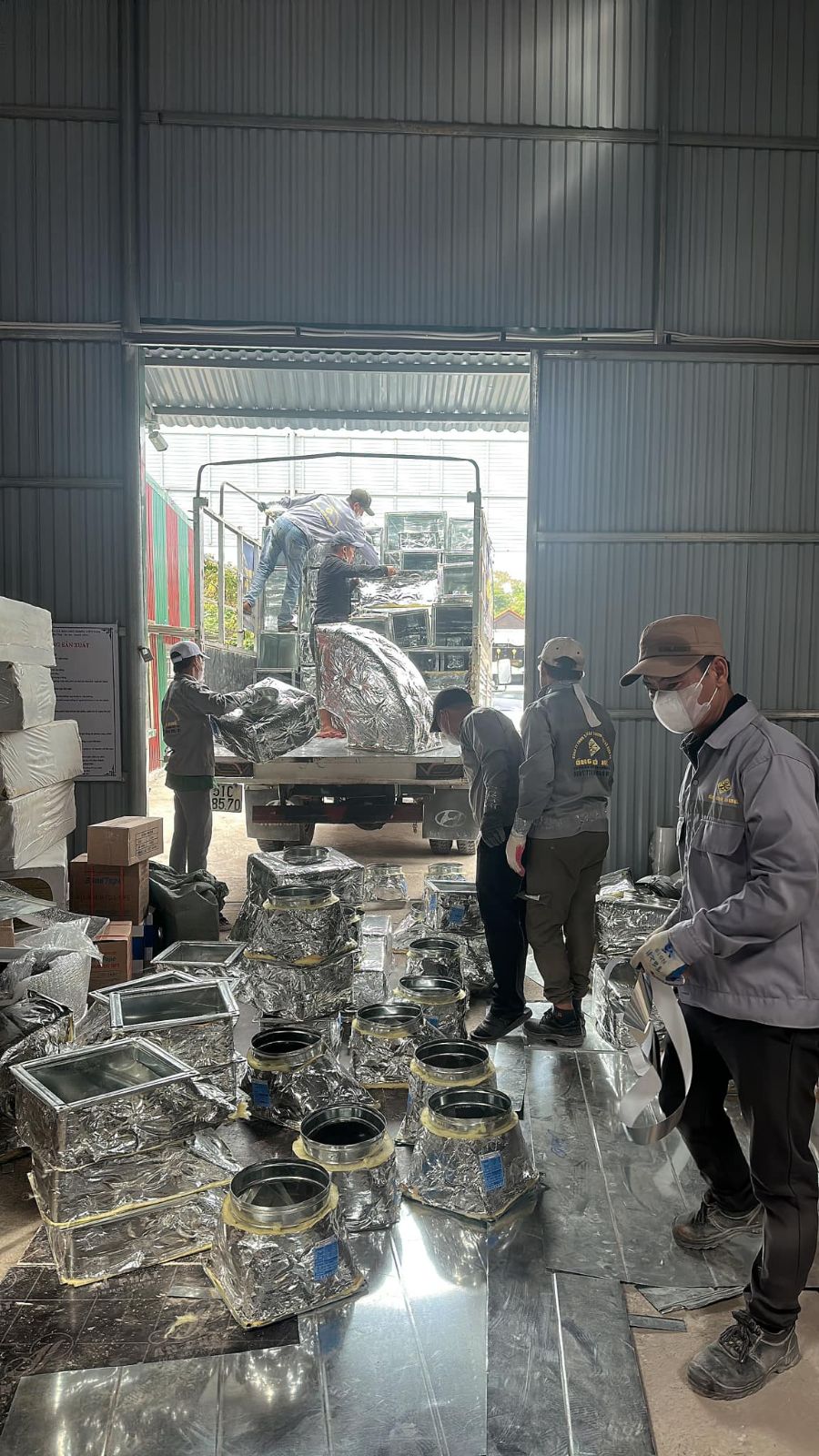 Thi công cung cấp lắp ống gió 
