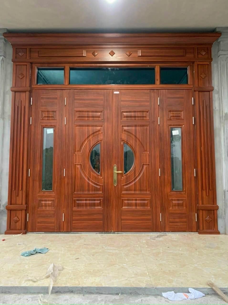 Cửa thép vân gỗ