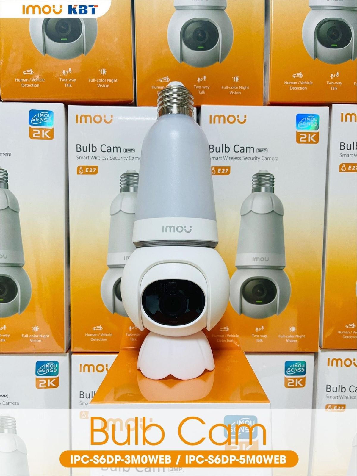  CAMERA BÓNG ĐÈN được Tích hợp IMOU SENSE