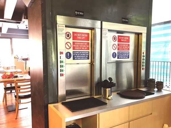Thang máy tải thực phẩm