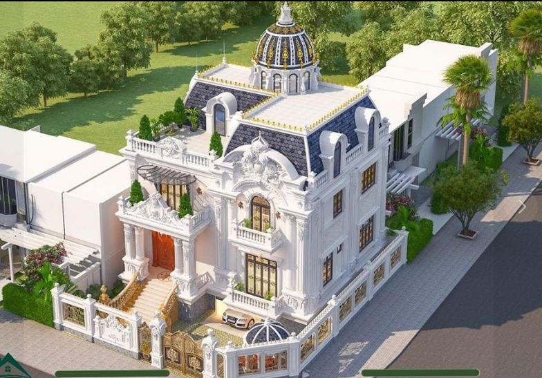 Xây dựng biệt thự 1 trệt 3 lầu