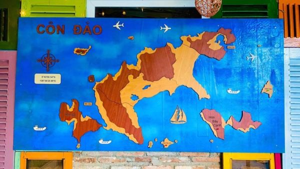 Bản đồ gỗ Côn Đảo