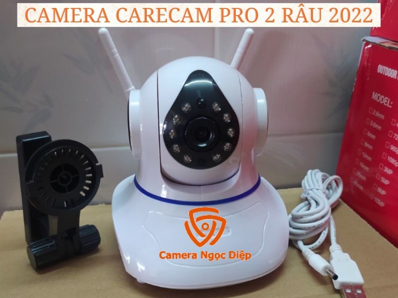 Camera Carecam Pro 2 Râu 2022  Có LAN  Chuẩn Nén H265