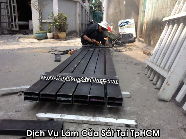 Thi công cửa sắt