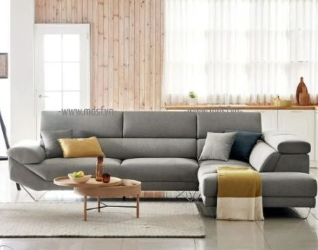 Ghế sofa vải chữ L cho phòng khách