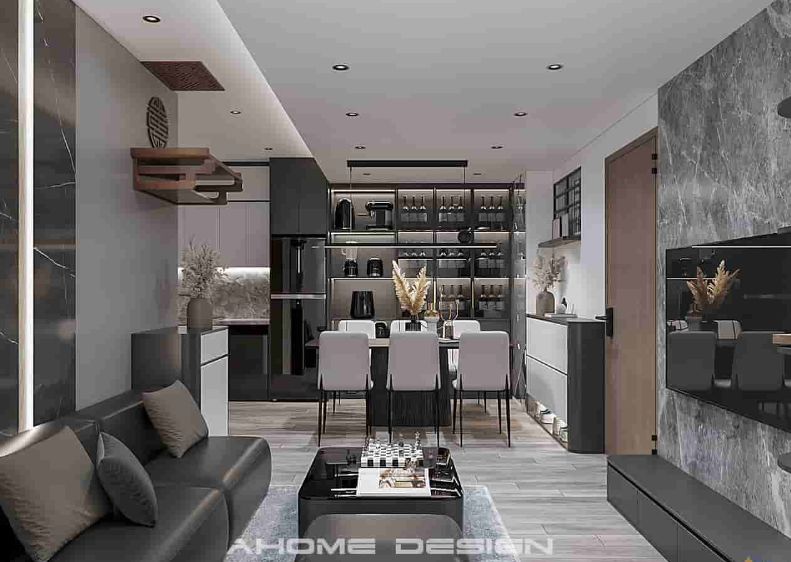  Thiết kế nội thất chung cư phong cách hiện đại 