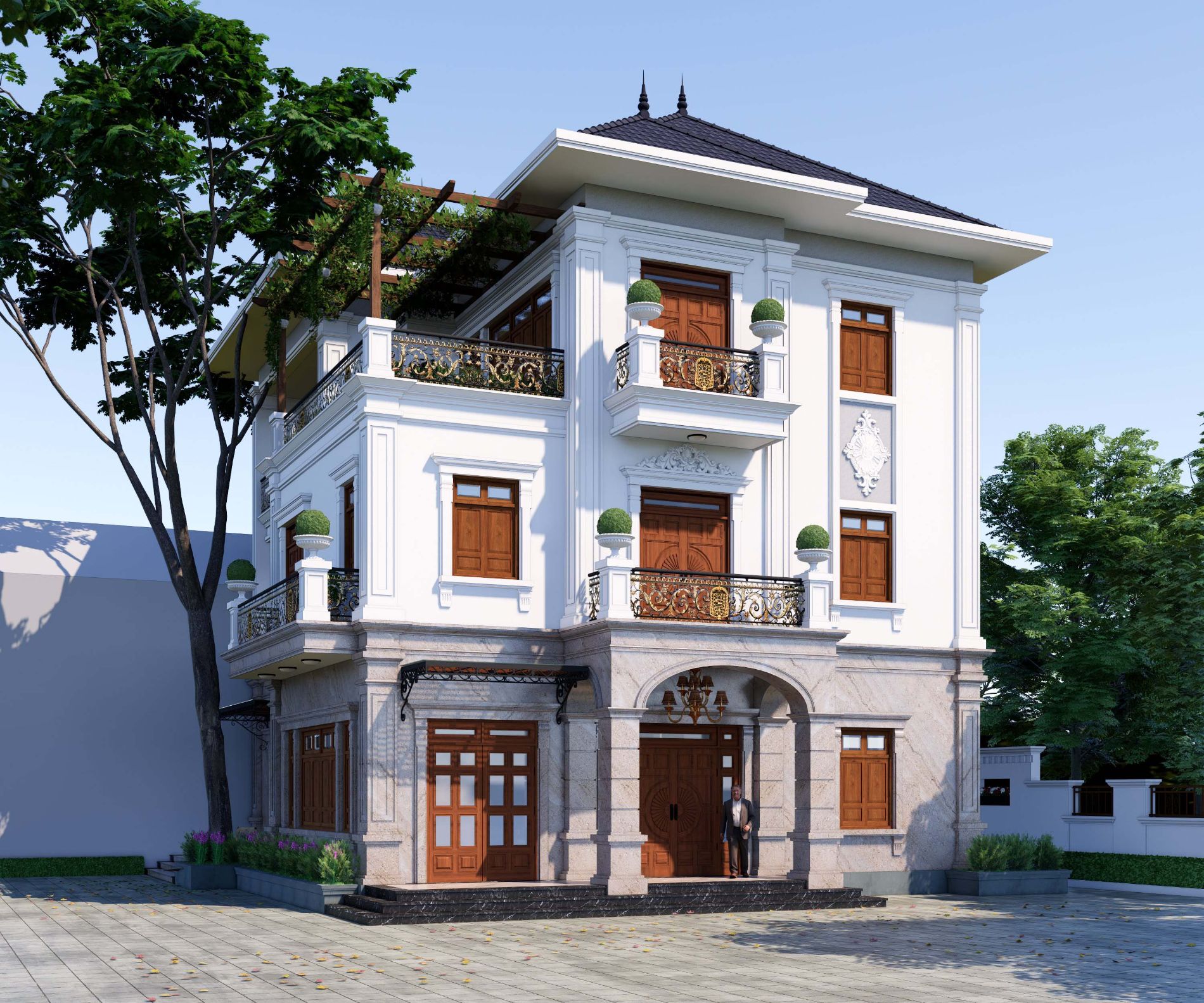 Thiết kế kiến trúc Tân Cổ Điển