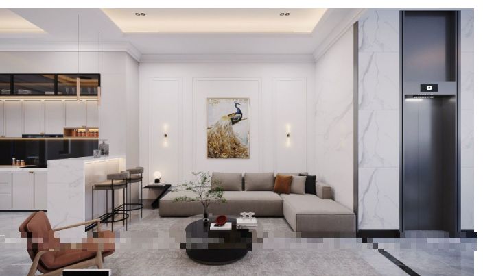 Dự án thiết kế nhà ở hiện đại của chị Chúc ở Hậu Giang