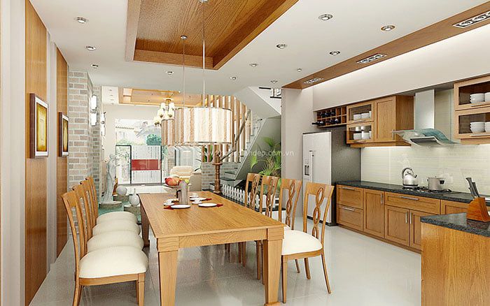 Thiết kế nội thất bếp ăn 