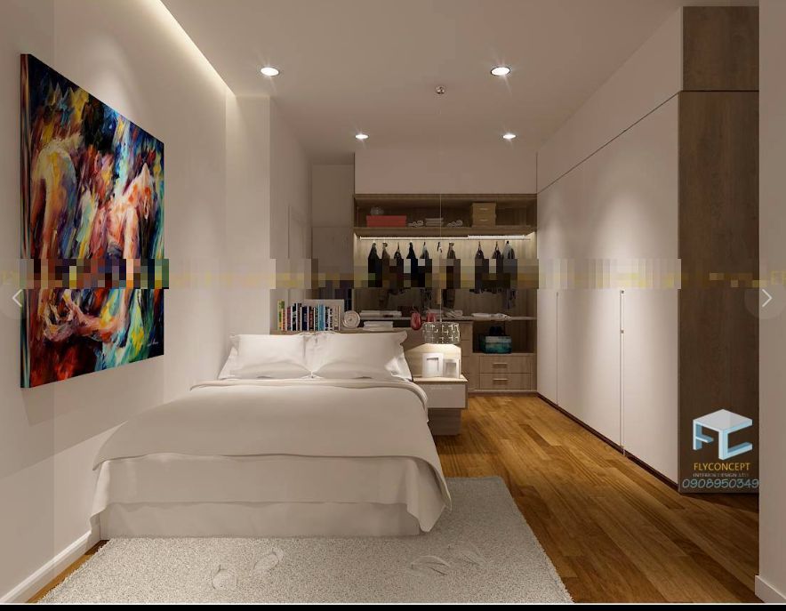 Thiết kế phòng ngủ căn hộ