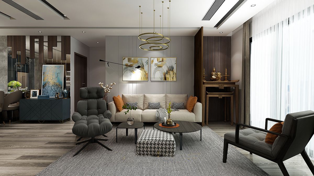 Thiết kế nội thất nhà phố