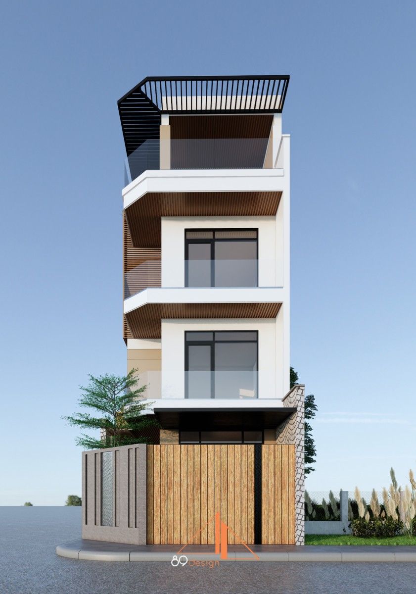Thiết kế nhà 4 tầng